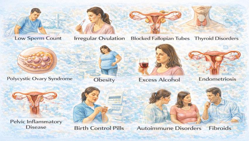 Reasons you’re not getting pregnant – understanding infertility causes explained by Dr. Dipak S. Kolte at Kolte Hospital Ravet Pune