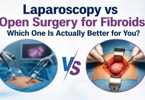 Laparoscopy vs Open Surgery for Fibroids Open surgery for fibroids vs laparoscopic myomectomy comparison